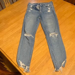American eagle outfitters next level stretch hi-rise Jeggings crop NWOT